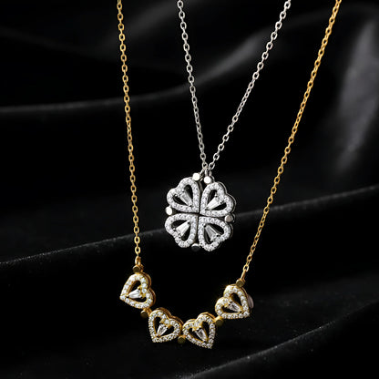 Magnetic 2-in-1 Clover Necklace